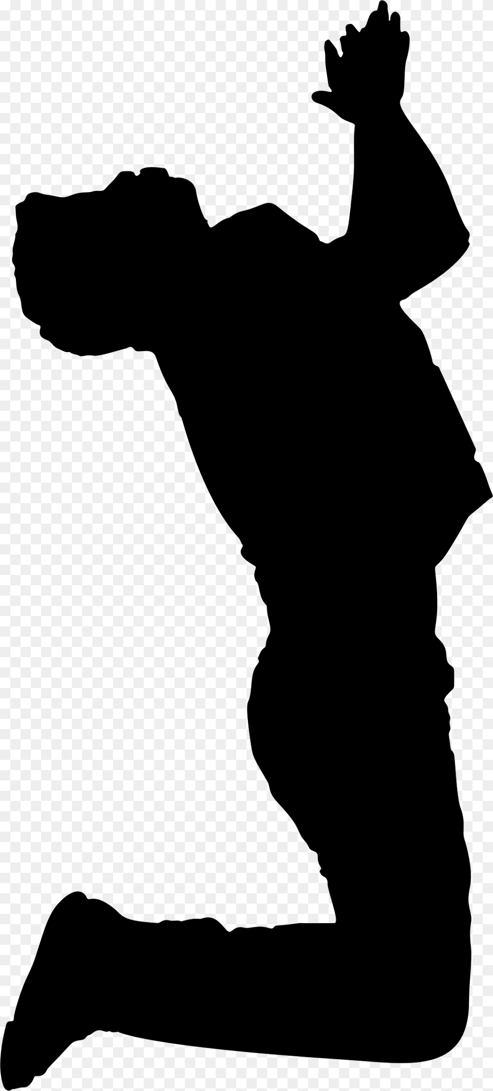 Man Praying Silhouette Clip Art, Kneeling, Person, Adult, Male Png