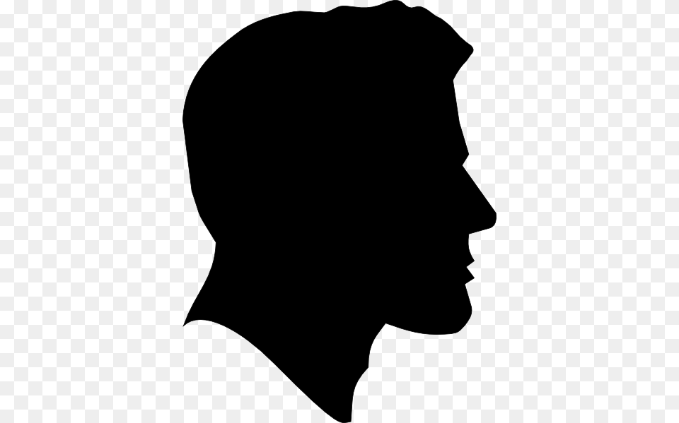 Man Profile Clip Art, Silhouette, Head, Person, Face Png Image