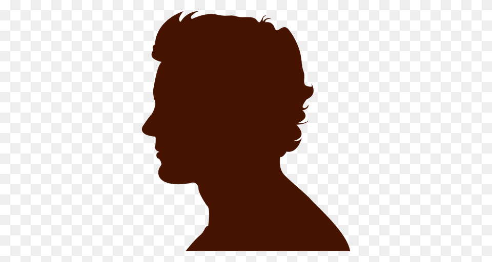 Man Profile Silhouette, Body Part, Face, Head, Neck Free Png Download