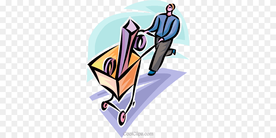 Man Pushing A Shopping Cart Royalty Free Vector Clip Art, Cleaning, Person, Adult, Male Png Image