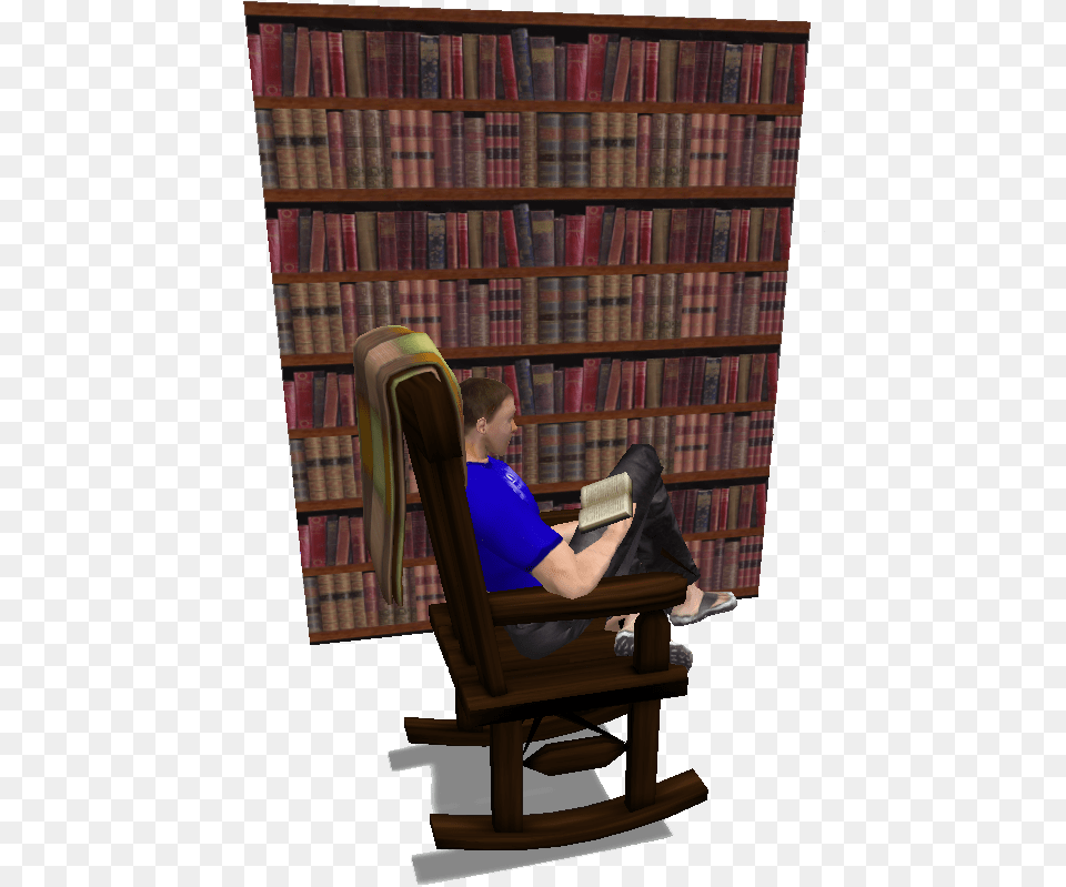 Man Reading A Book, Publication, Person, Library, Indoors Free Png