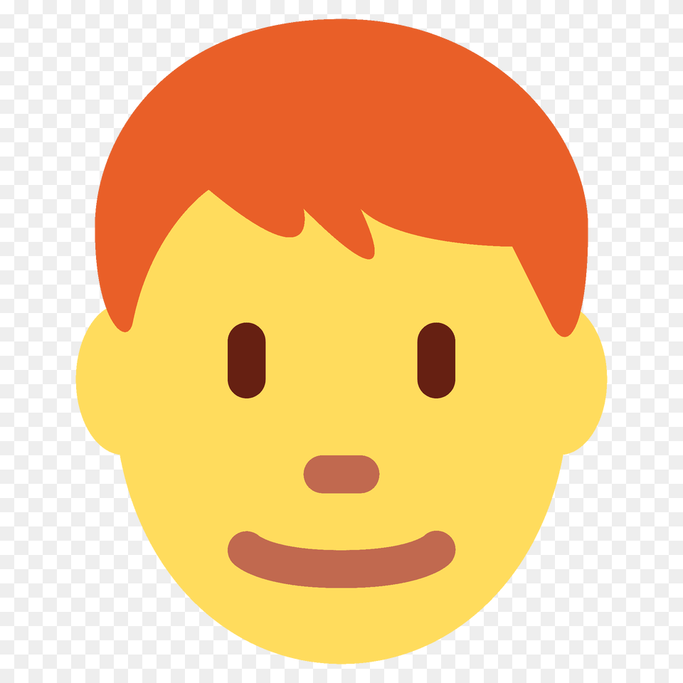 Man Red Hair Emoji Clipart, Face, Head, Person Free Transparent Png