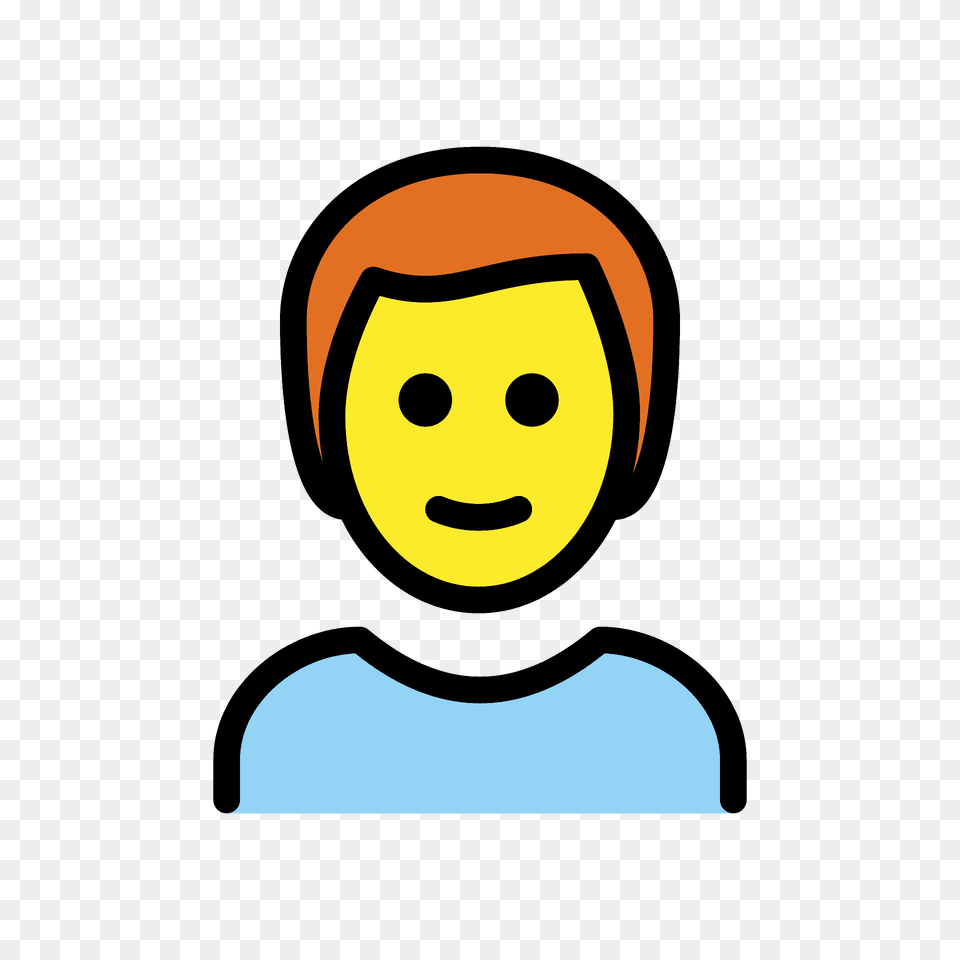 Man Red Hair Emoji Clipart, Face, Head, Person, Photography Free Png