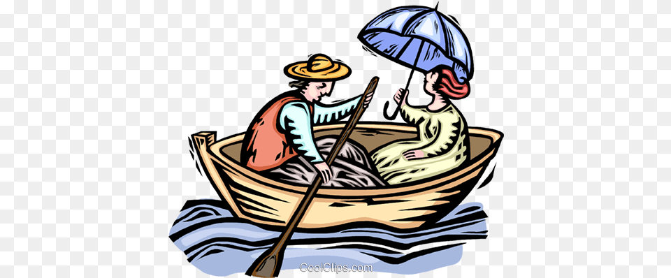 Man Rowing Boat Clipart People In A Row Boat Clipart, Person, Water, Vehicle, Transportation Free Png