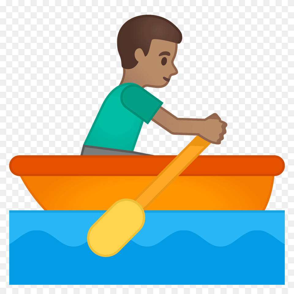 Man Rowing Boat Emoji Clipart, Oars, Person, Face, Head Free Transparent Png