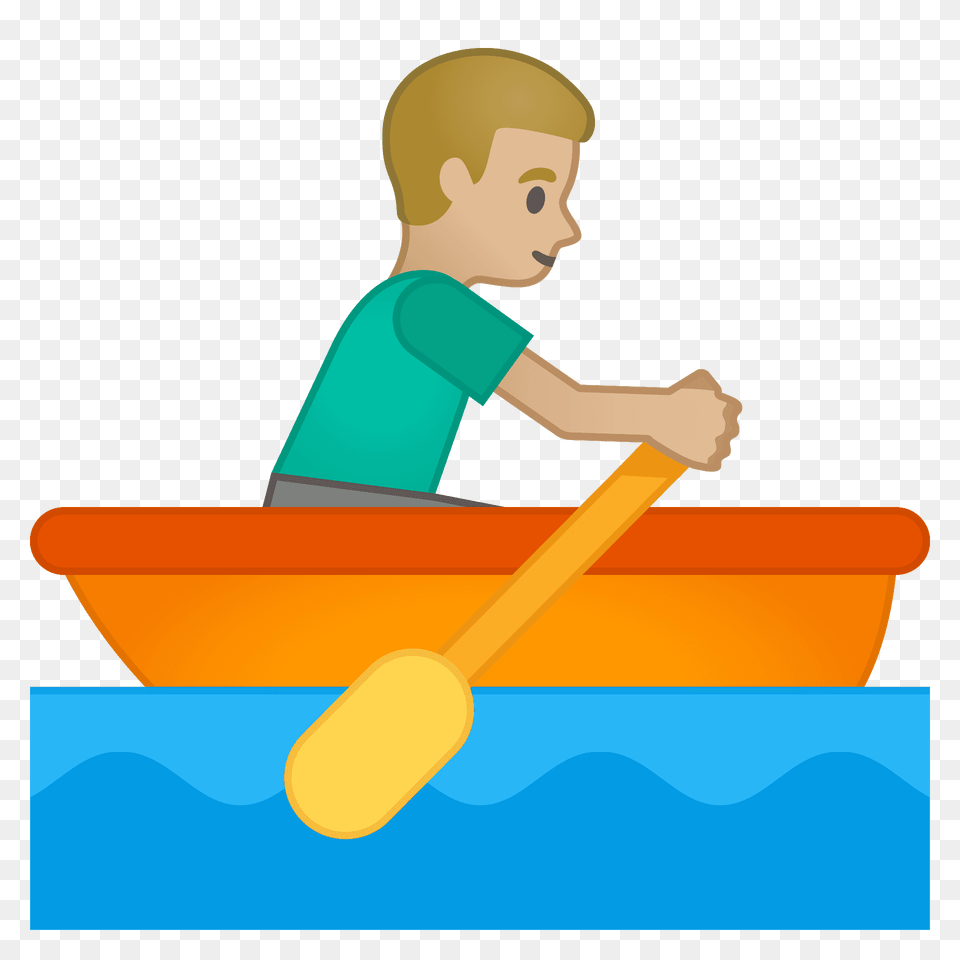 Man Rowing Boat Emoji Clipart, Oars, Person, Face, Head Free Transparent Png