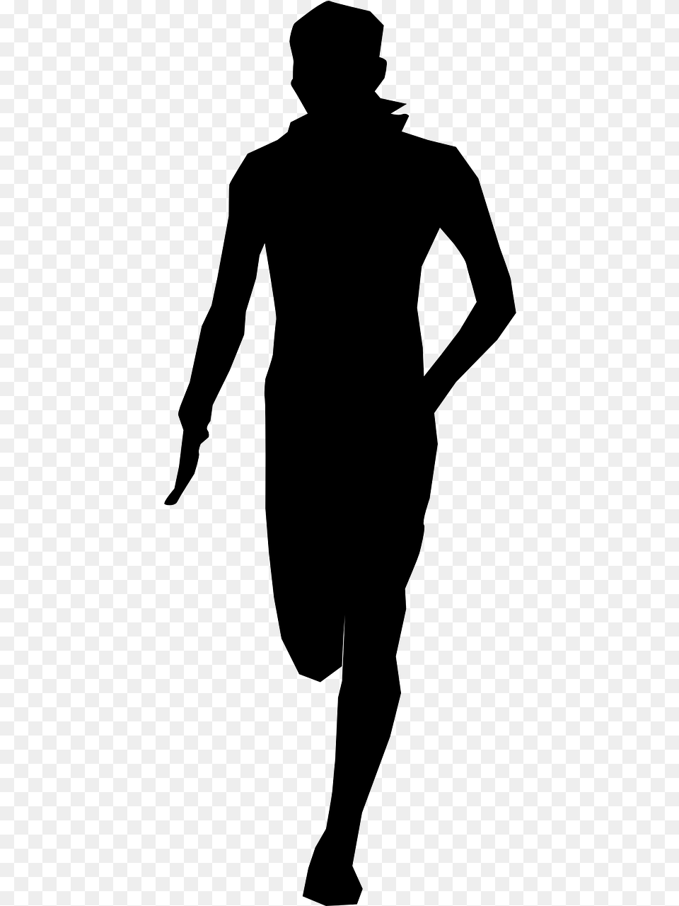 Man Run Person Male Running Running Male Clip Art, Gray Png Image