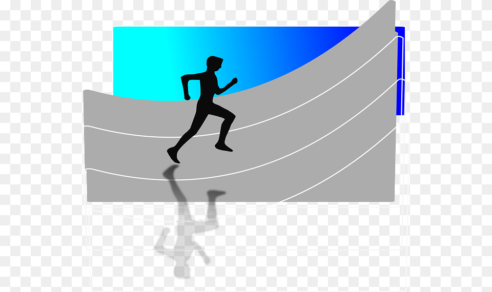 Man Running Athlet Olympics Clip Art, Adult, Female, Person, Silhouette Free Png Download