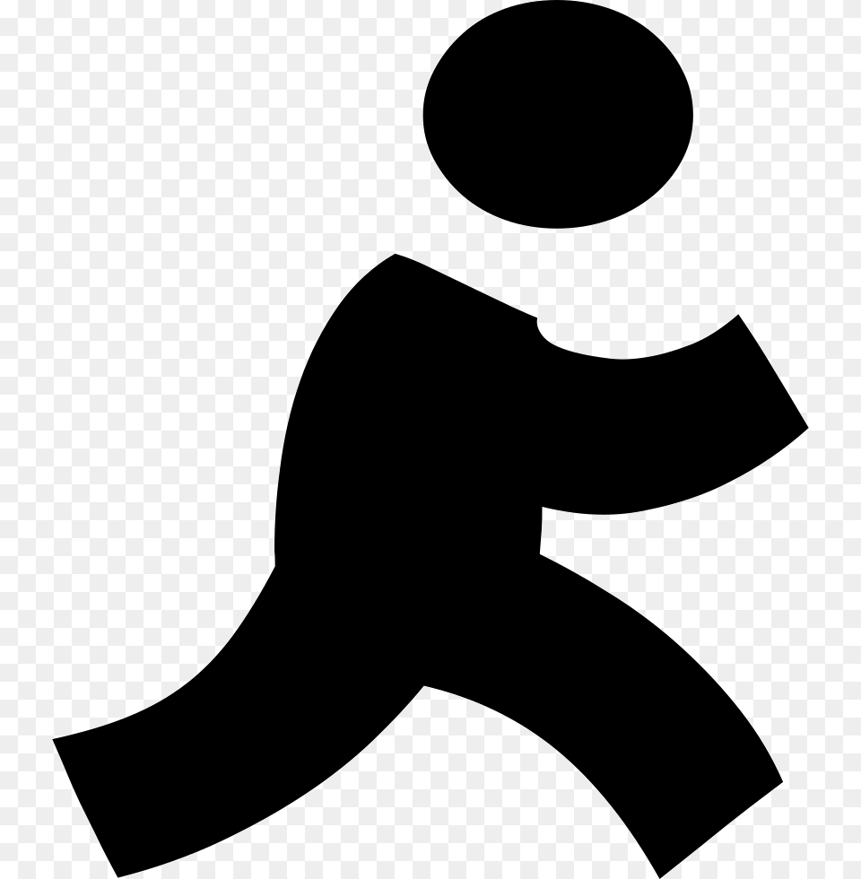 Man Running Dibujo De Una Persona Corriendo, Martial Arts, Person, Sport, Silhouette Png Image