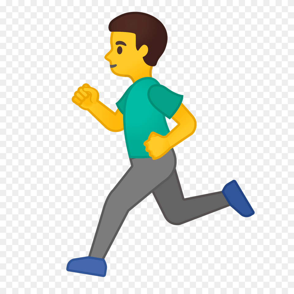 Man Running Emoji Clipart, Baby, Person, Walking, Face Png Image