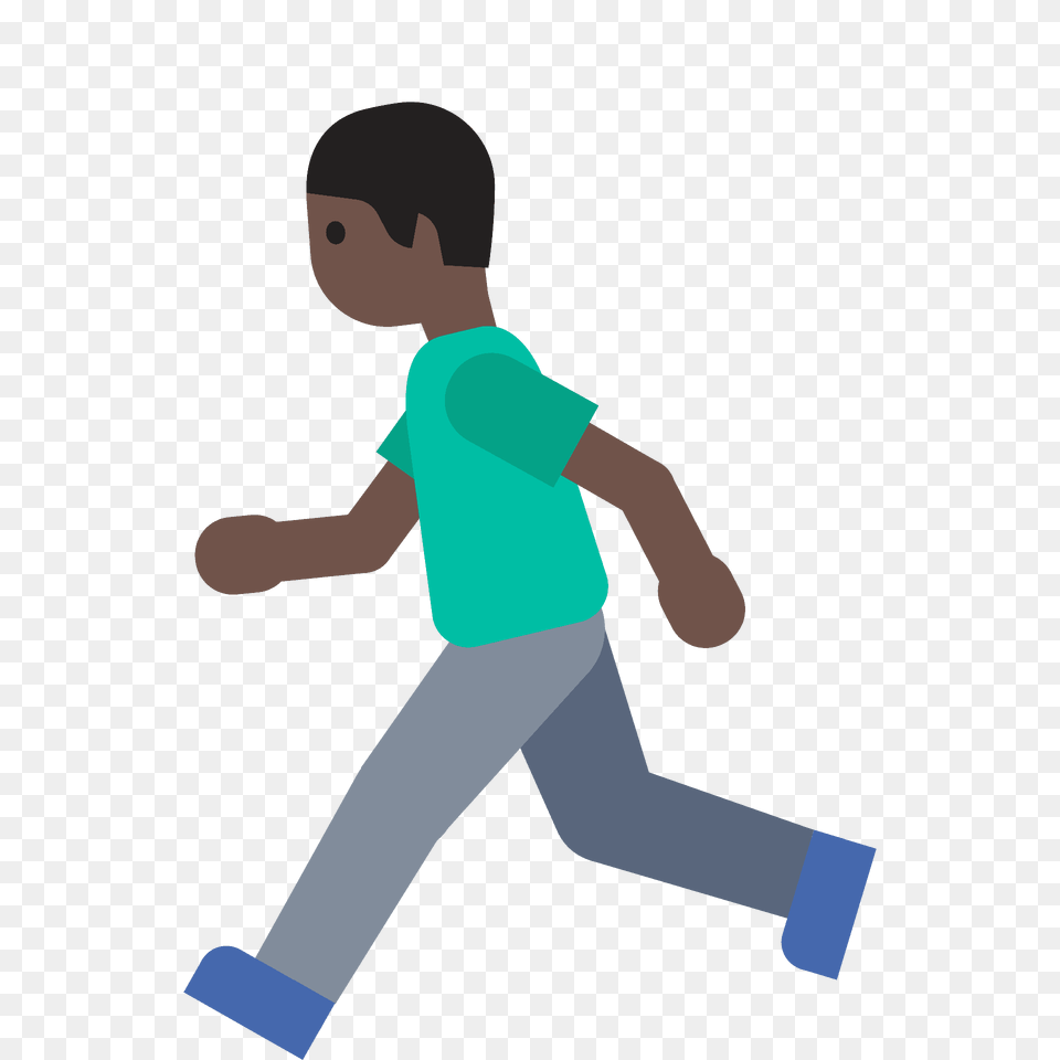 Man Running Emoji Clipart, Person, People, Face, Head Png Image