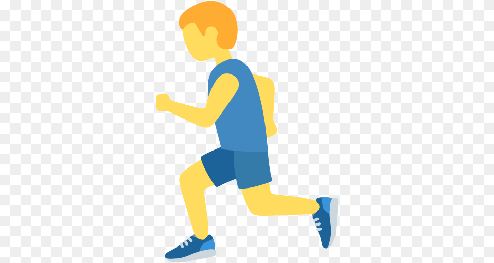 Man Running Emoji Dibujo De Una Persona Corriendo, Boy, Child, Kneeling, Male Png