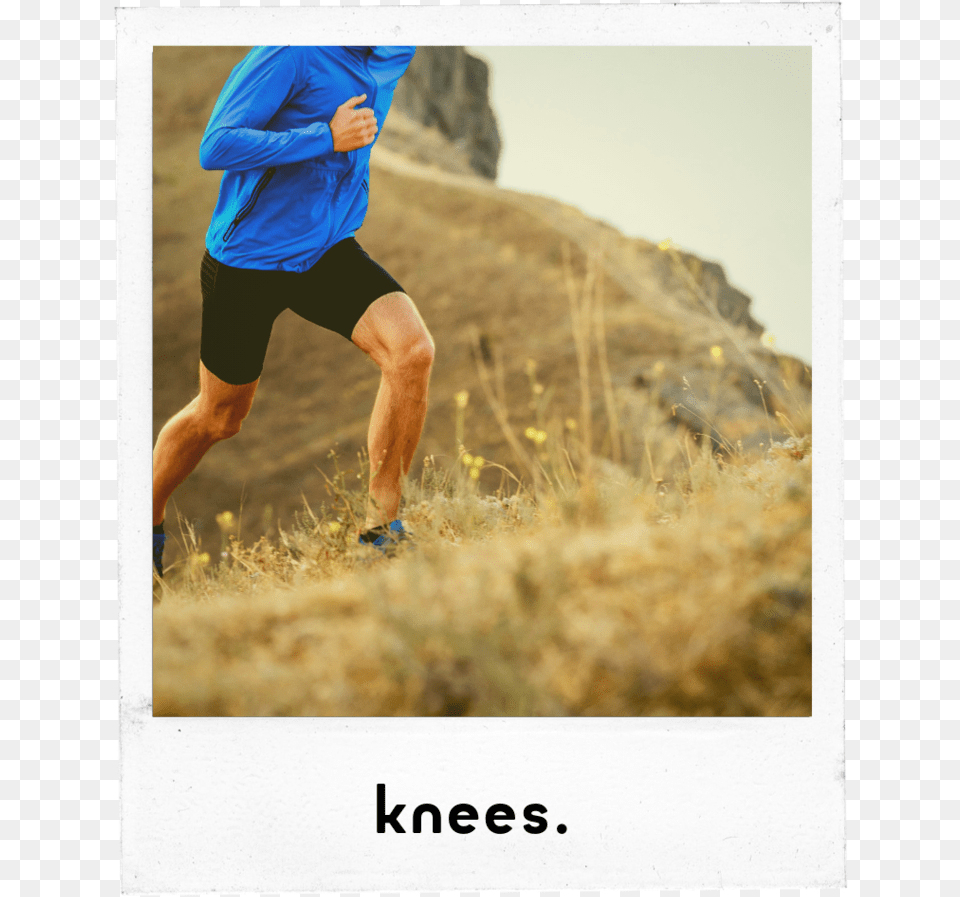Man Running On Hill, Clothing, Shorts, Adult, Male Free Png Download