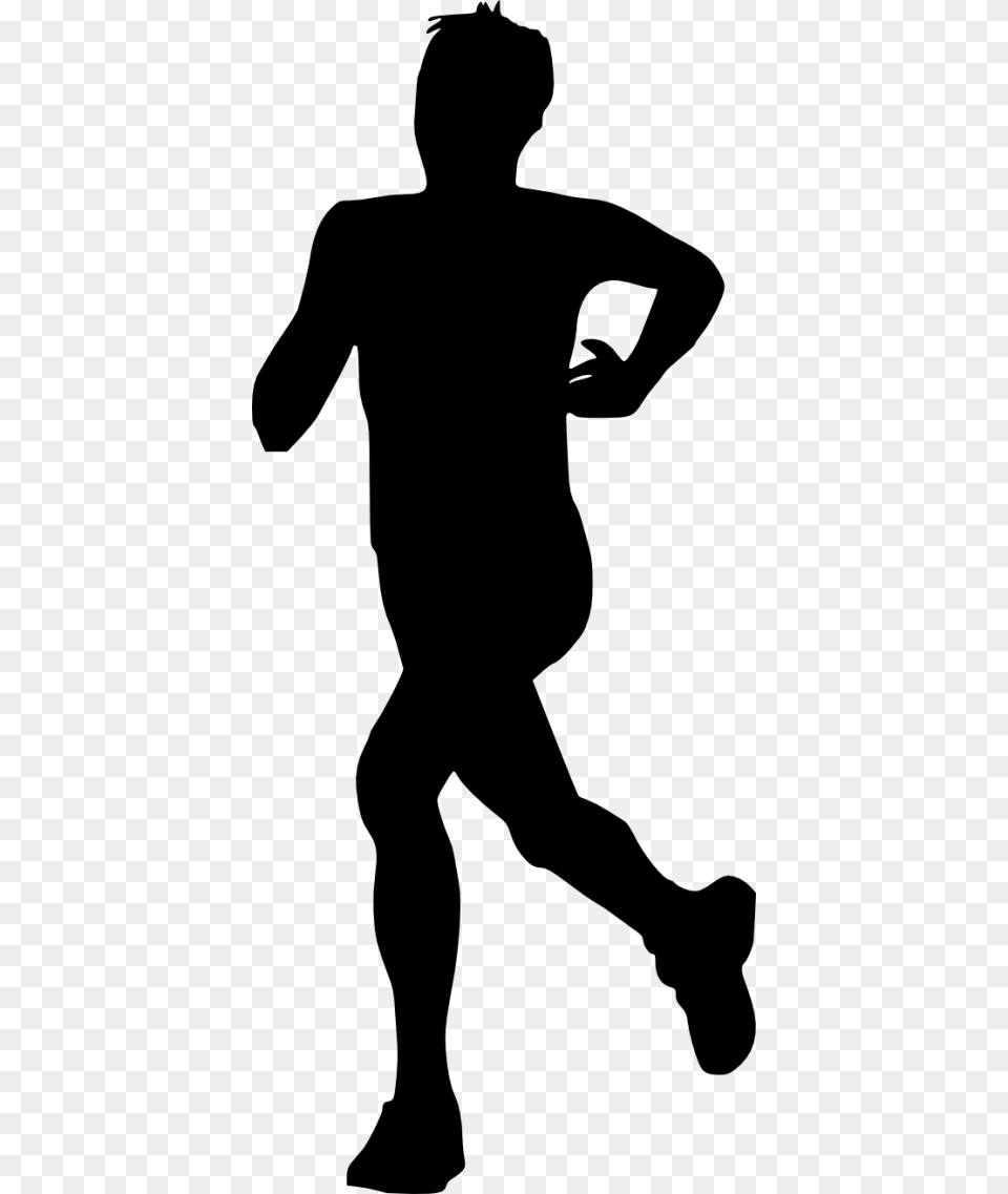 Man Running Silhouette, Adult, Male, Person Free Png Download