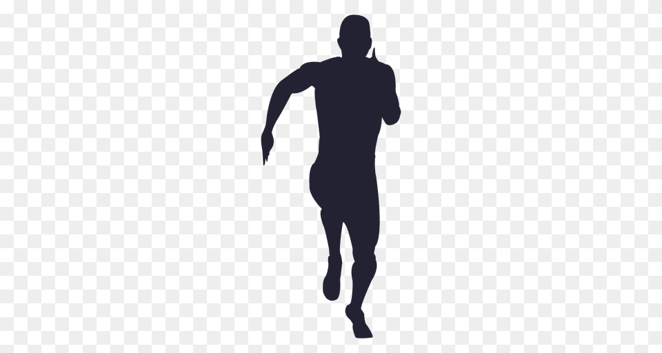 Man Running Silhouette, Adult, Male, Person, Clothing Png Image