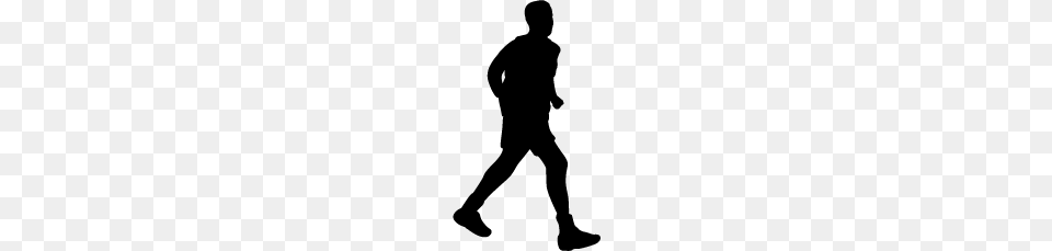 Man Running Silhouette Silhouette Of Man Running, Person, Walking, Adult, Male Free Png
