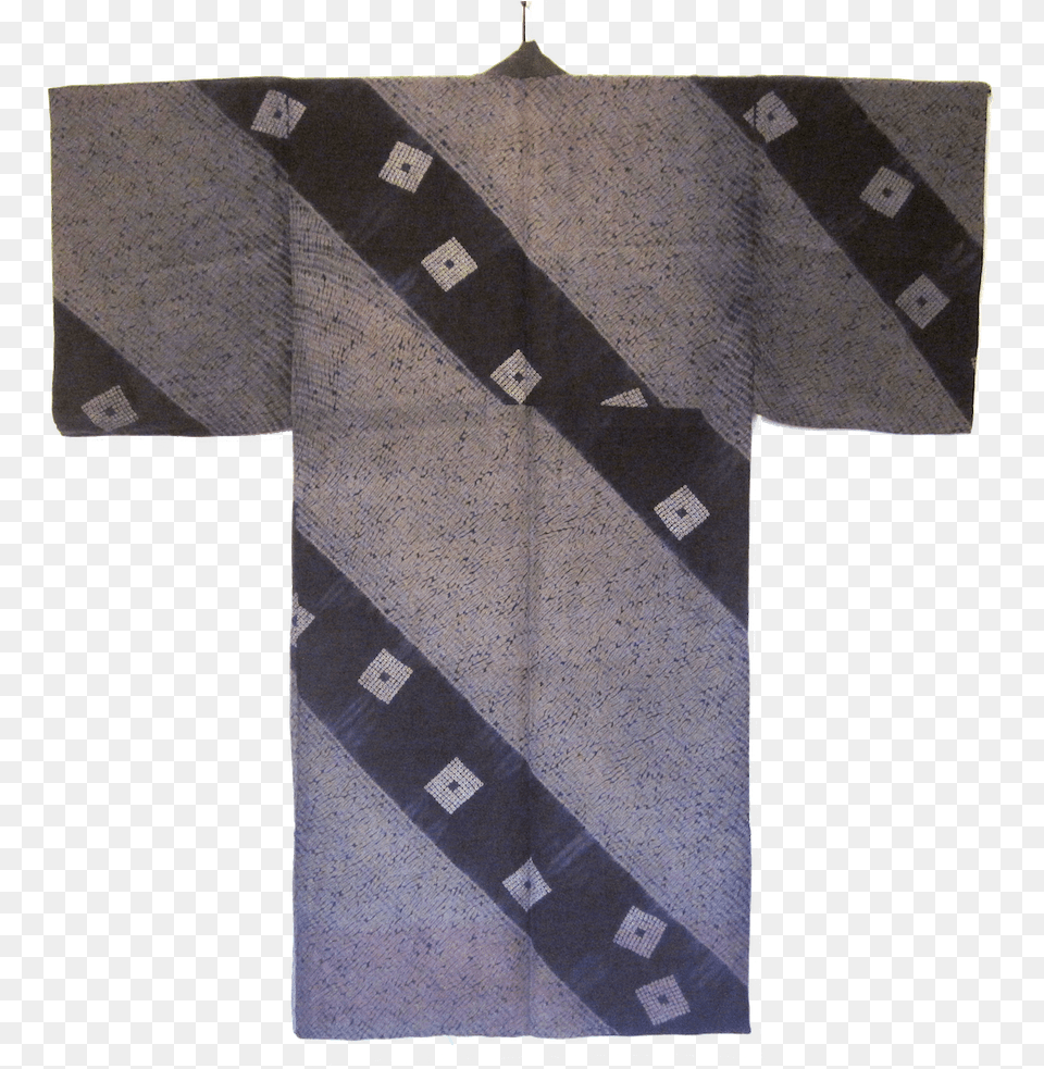 Man S Shibori Juban With Squares In Diagonal Lines Pattern, Clothing, Dress, Fashion, Formal Wear Free Transparent Png
