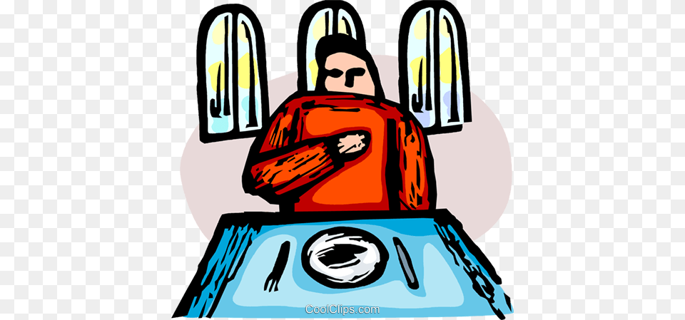 Man Saying Grace Before A Meal Royalty Vector Clip Art, Monk, Person, Face, Head Free Png