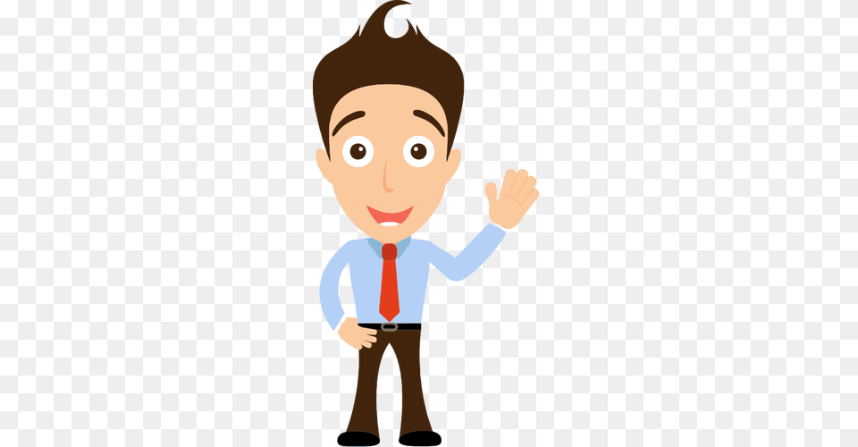 Man Saying Hello, Accessories, Tie, Formal Wear, Baby Free Transparent Png