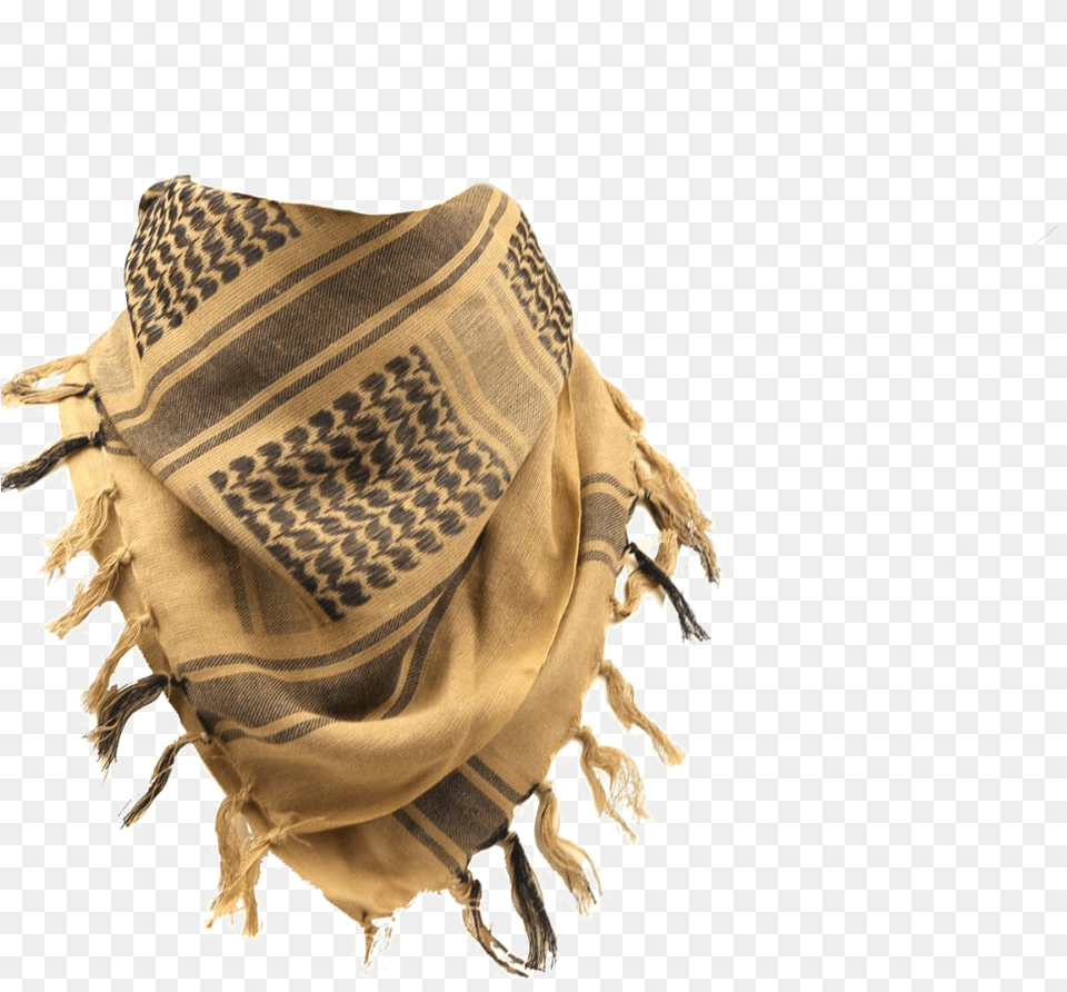 Man Scarf Image Background Transparent Arab Scarf, Clothing, Glove, Bag Free Png