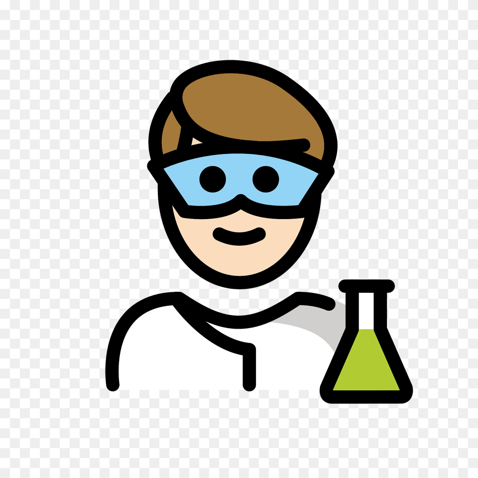 Man Scientist Emoji Clipart, Cartoon, Photography, Face, Head Png