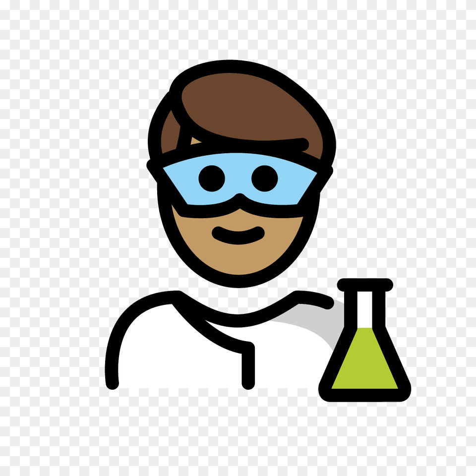 Man Scientist Emoji Clipart, Photography, Face, Head, Person Free Png
