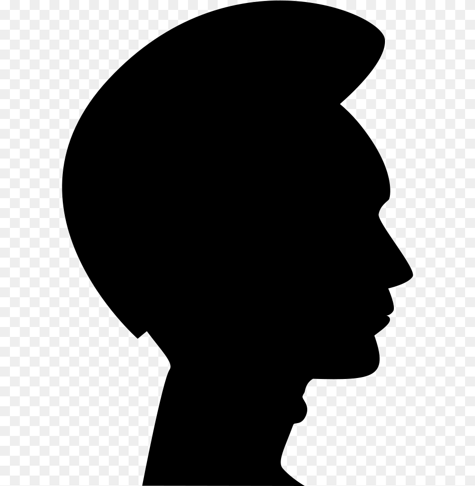 Man Shape On Head Scalable Vector Graphics, Silhouette, Clothing, Hat, Stencil Free Png Download