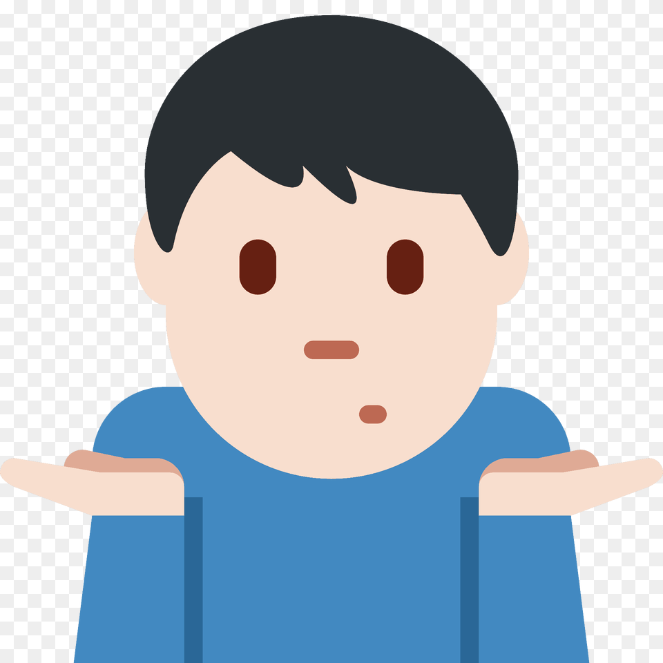 Man Shrugging Emoji Clipart, Photography, Baby, Person, Face Free Transparent Png