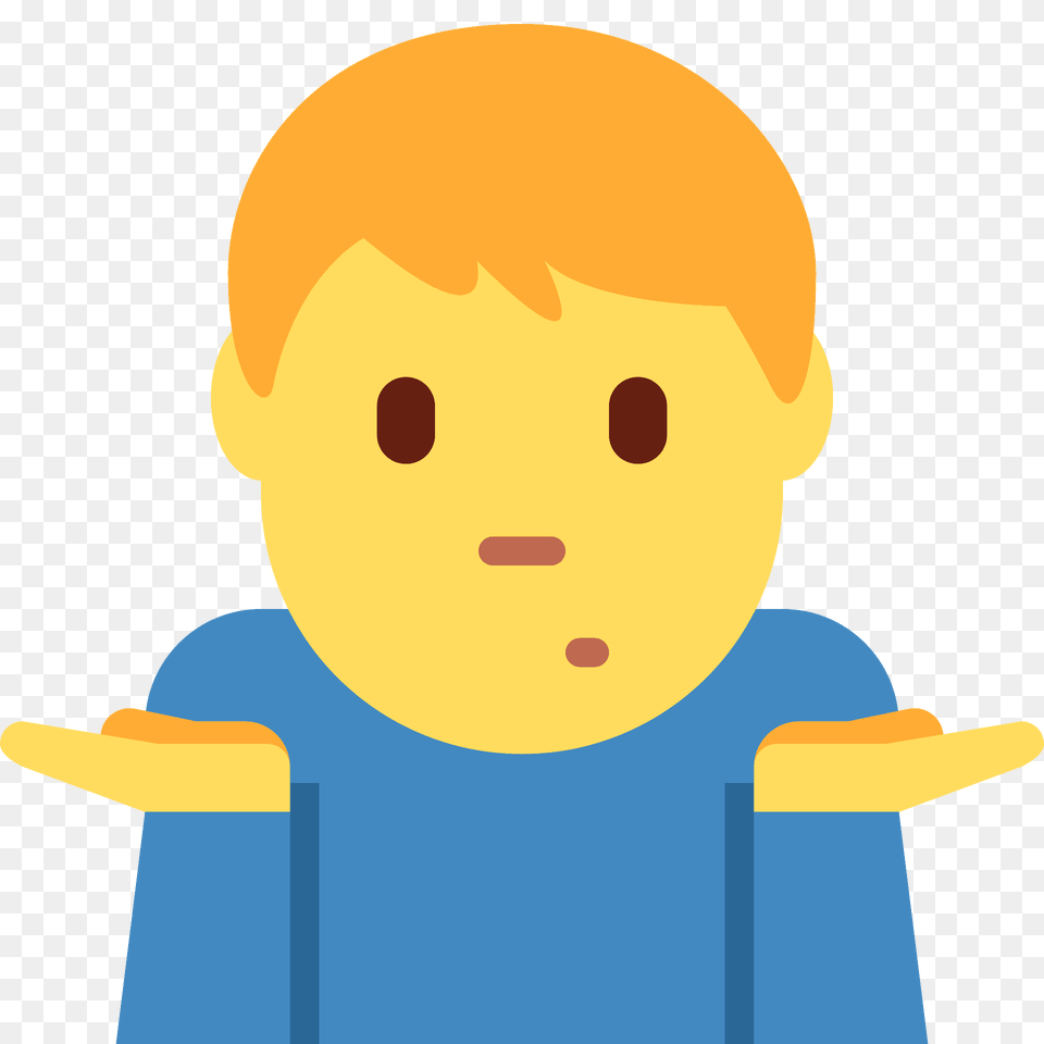 Man Shrugging Emoji Clipart, Photography, Face, Head, Person Free Transparent Png