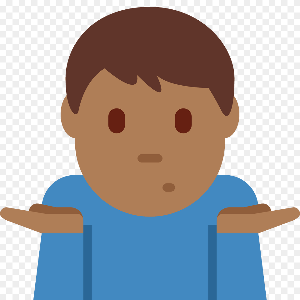 Man Shrugging Emoji Clipart, Face, Head, Person, Photography Free Transparent Png