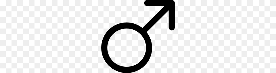 Man Sign Male Symbols Symbol Males Men Masculine Signs Icon, Gray Free Transparent Png