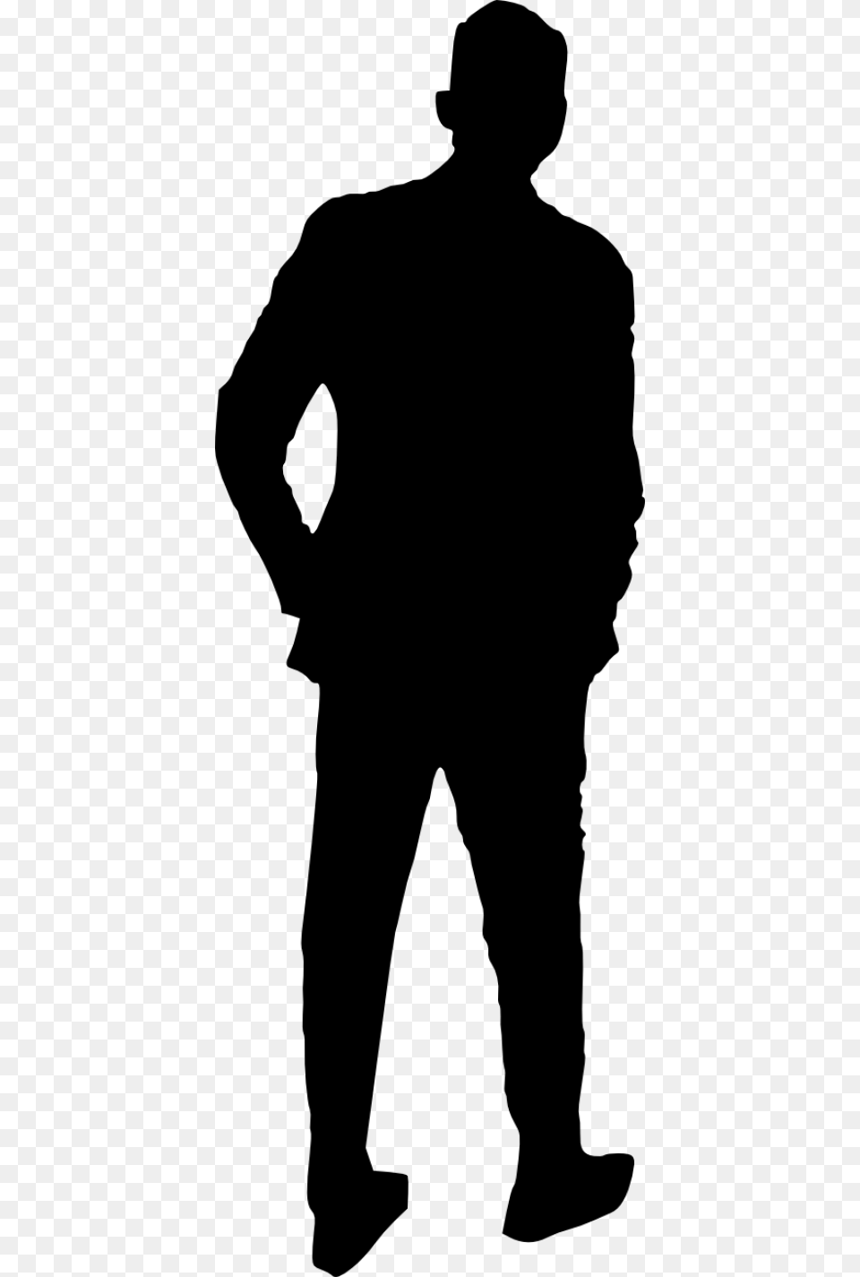 Man Silhouette, Person, Male, Adult, Coat Free Png