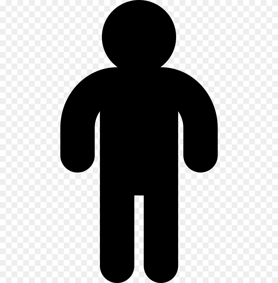 Man Silhouette Icon, Stencil, Person Free Transparent Png