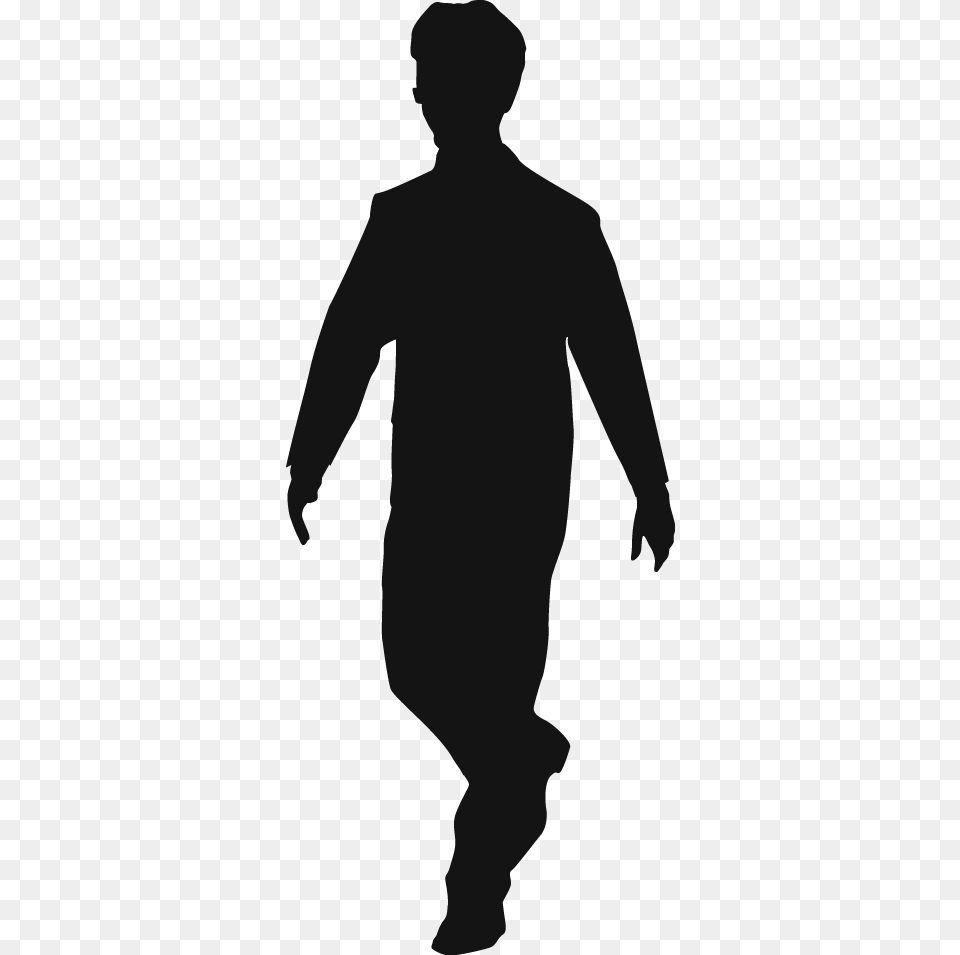 Man Silhouette Man Silhouette Walking Gif, Adult, Male, Person, Stencil Free Png Download