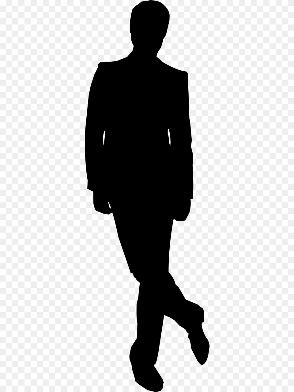 Man Silhouette Standing Free Photo Man, Gray Png Image