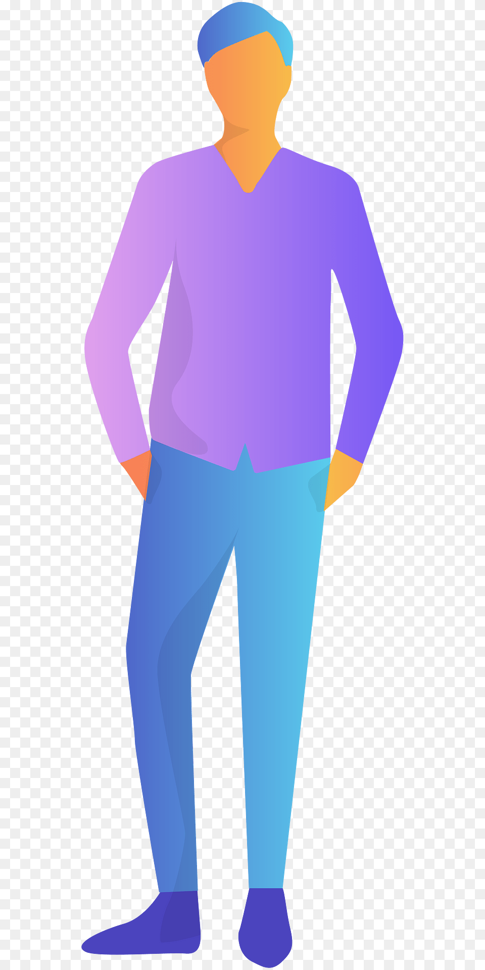 Man Simple Clipart, Adult, Person, Pants, Male Png Image