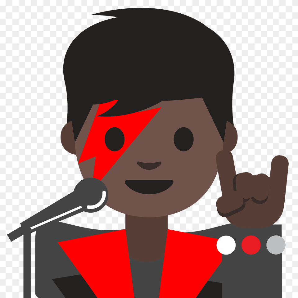 Man Singer Emoji Clipart, Person, People, Microphone, Electrical Device Free Png Download