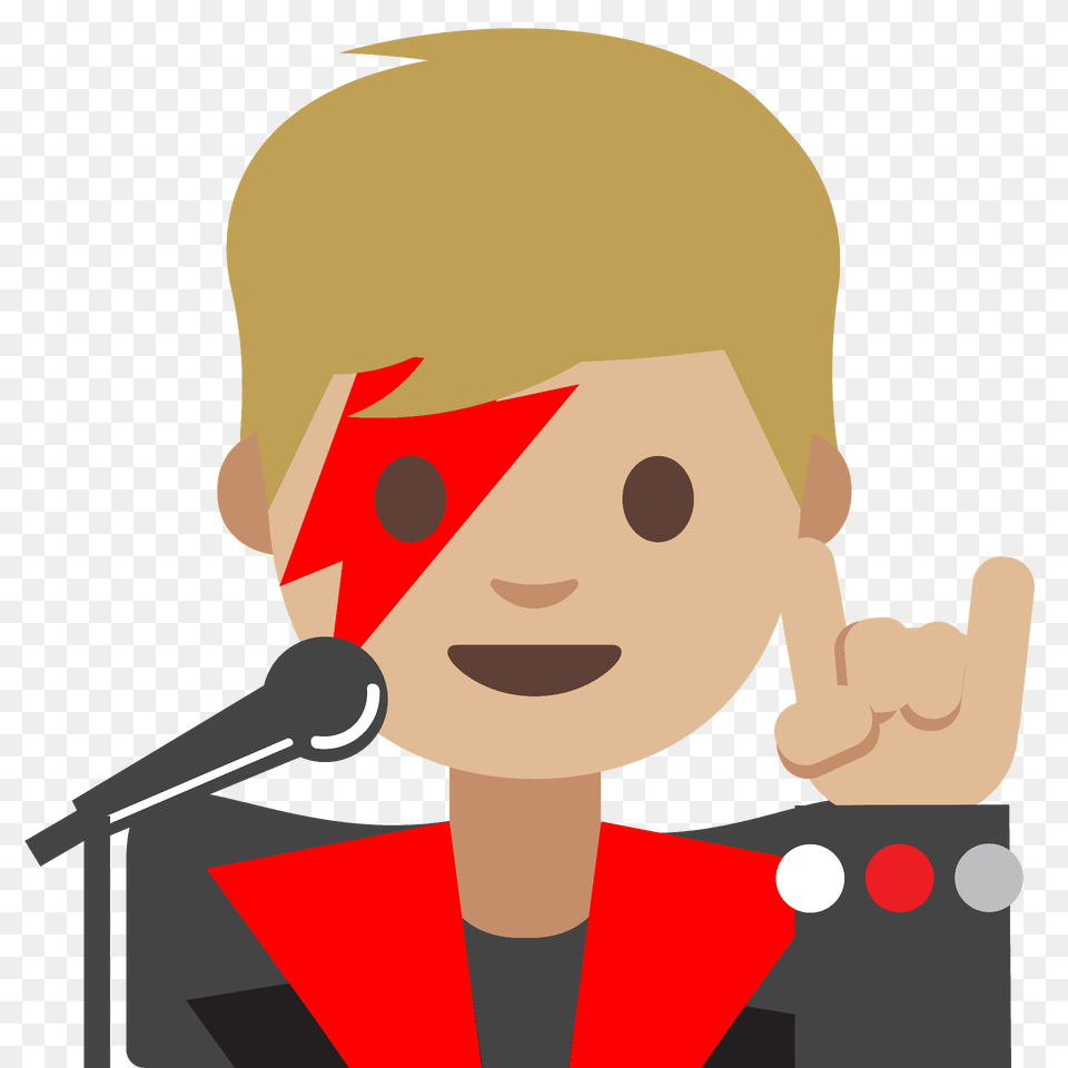 Man Singer Emoji Clipart, Electrical Device, Person, People, Microphone Free Png Download