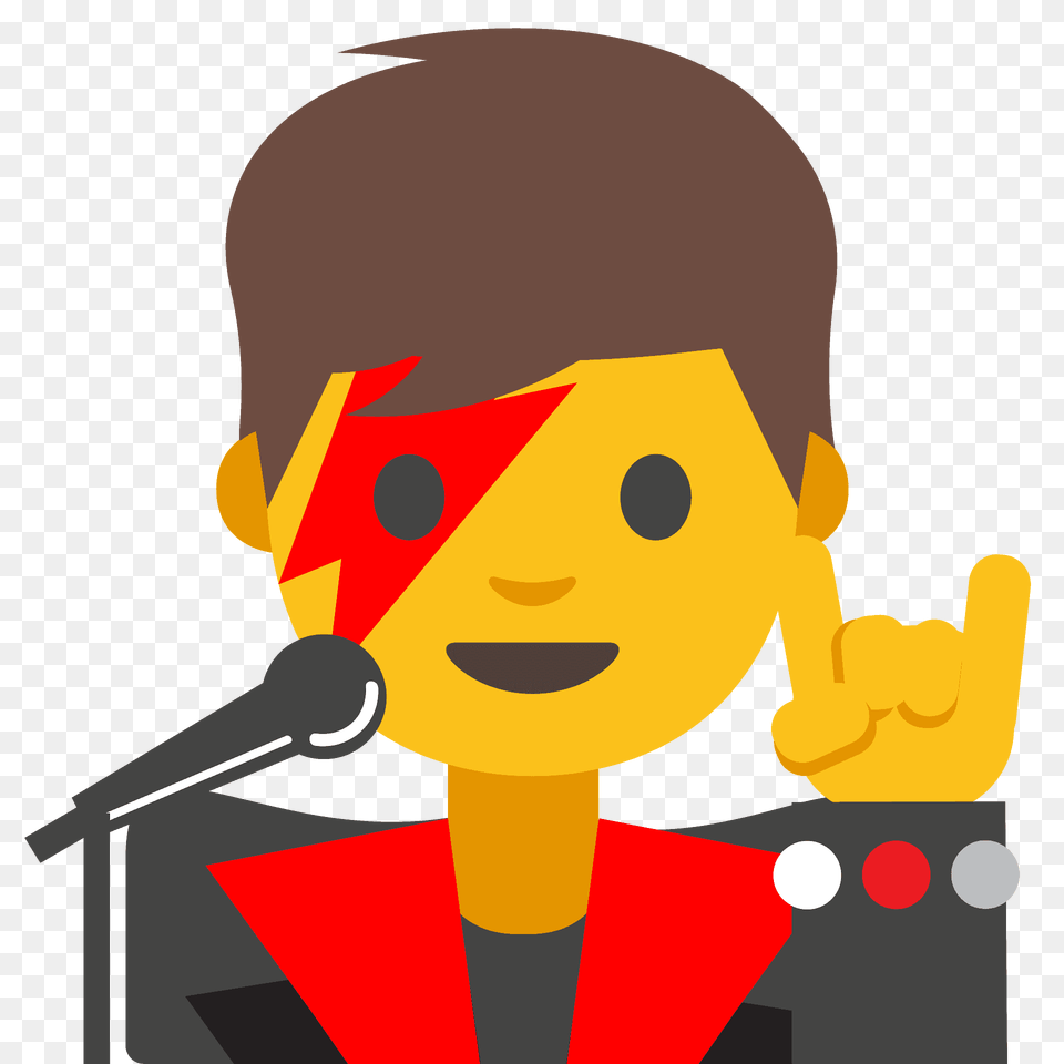Man Singer Emoji Clipart, Electrical Device, Microphone, People, Person Free Png Download