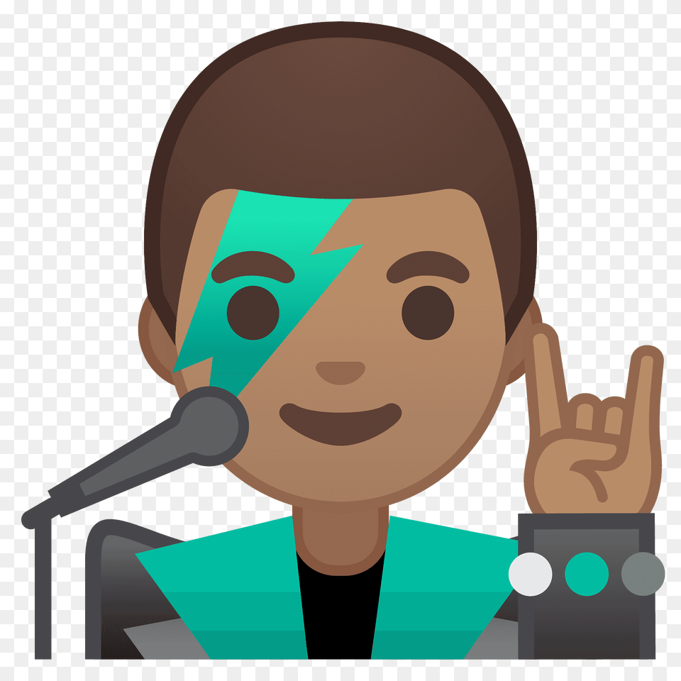 Man Singer Emoji Clipart, Photography, Electrical Device, Microphone, Portrait Png Image