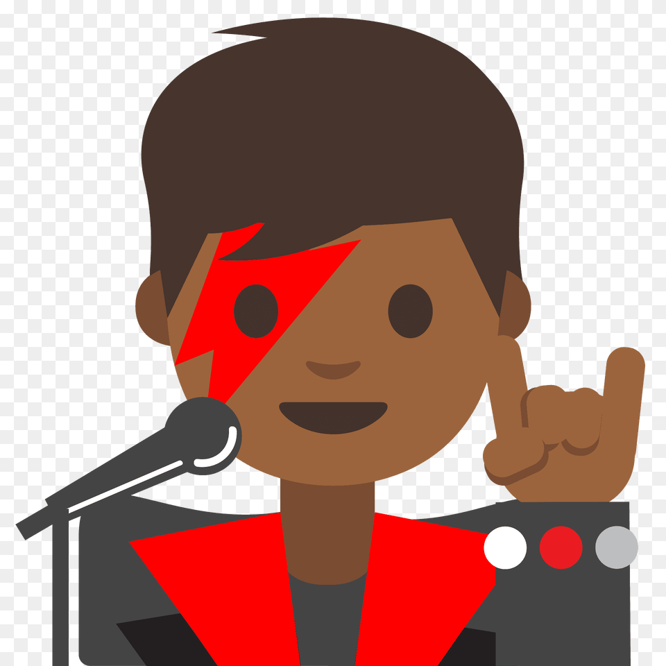 Man Singer Emoji Clipart, Person, People, Electrical Device, Microphone Free Png