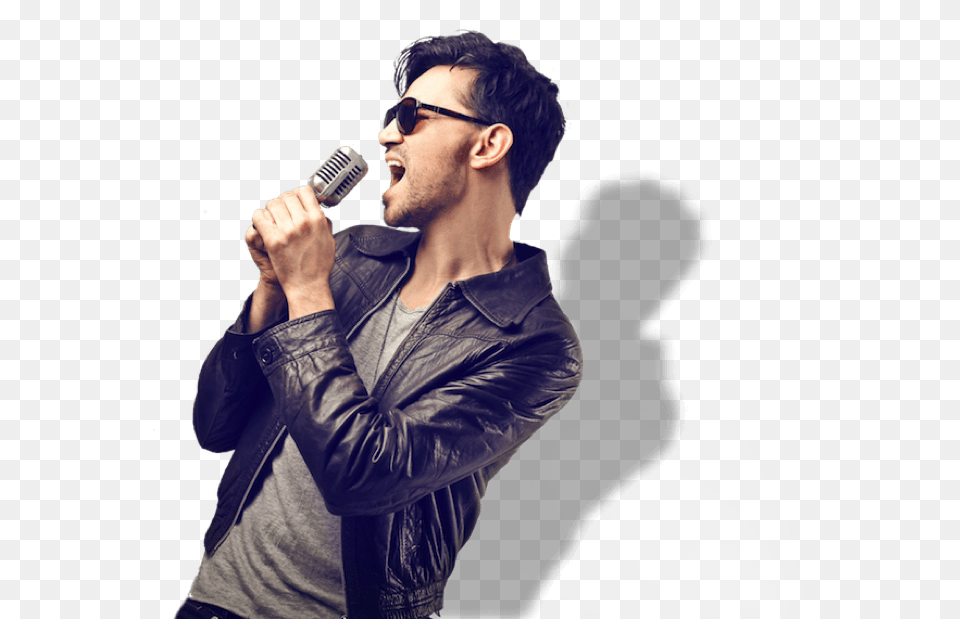 Man Singing 5 Image Singer, Jacket, Microphone, Electrical Device, Coat Png