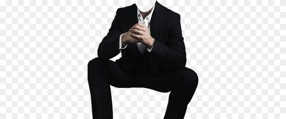 Man Sitting, Clothing, Formal Wear, Suit, Tuxedo Png Image