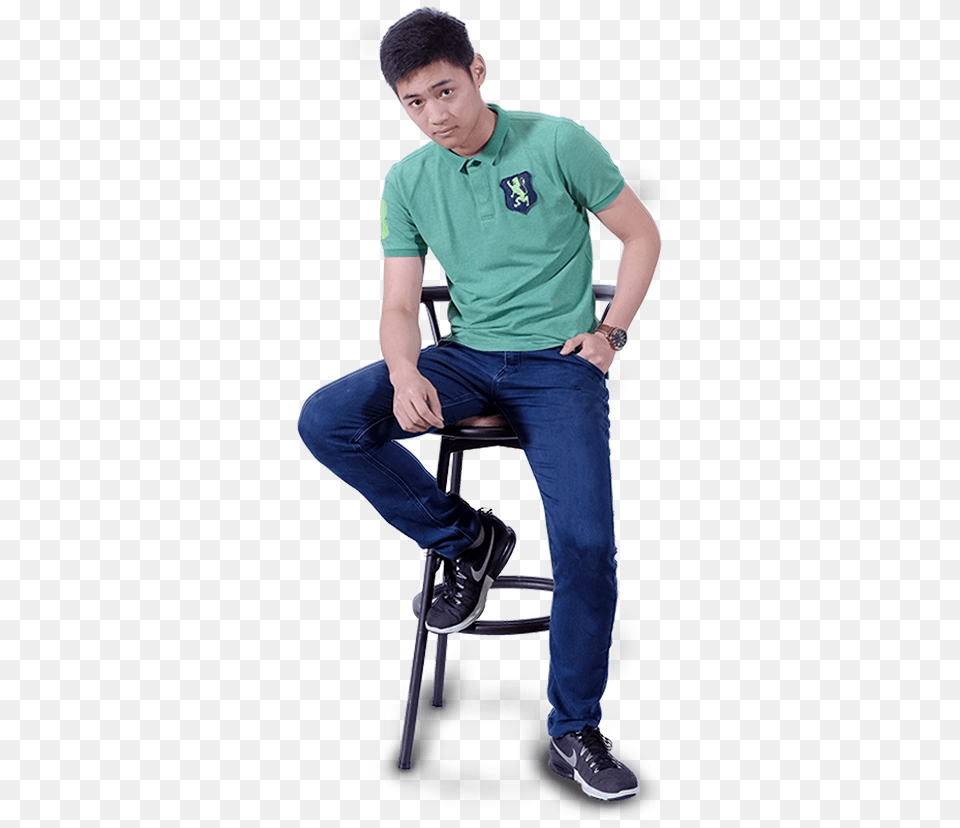 Man Sitting In Chair Man, Clothing, Footwear, Shoe, Person Free Png