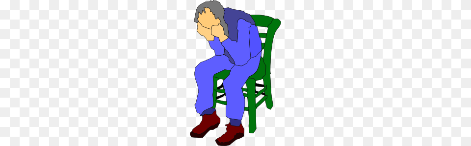 Man Sitting On A Chair Clip Art, Clothing, Pants, Baby, Person Free Png Download