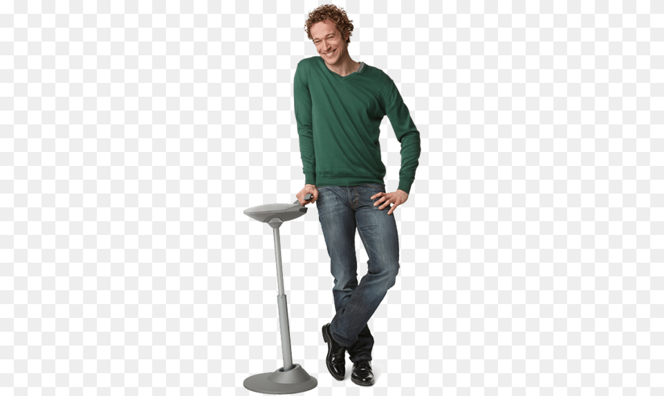 Man Sitting On Stool, Sleeve, Clothing, Long Sleeve, Furniture Png