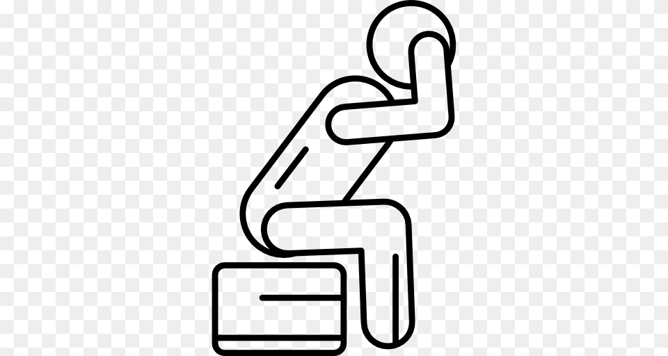 Man Sitting With Headache, Number, Symbol, Text, Gas Pump Free Transparent Png