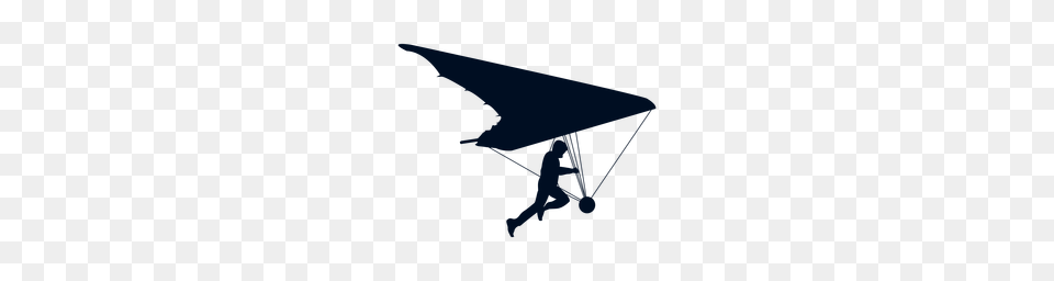 Man Skydiving Silhouette Png