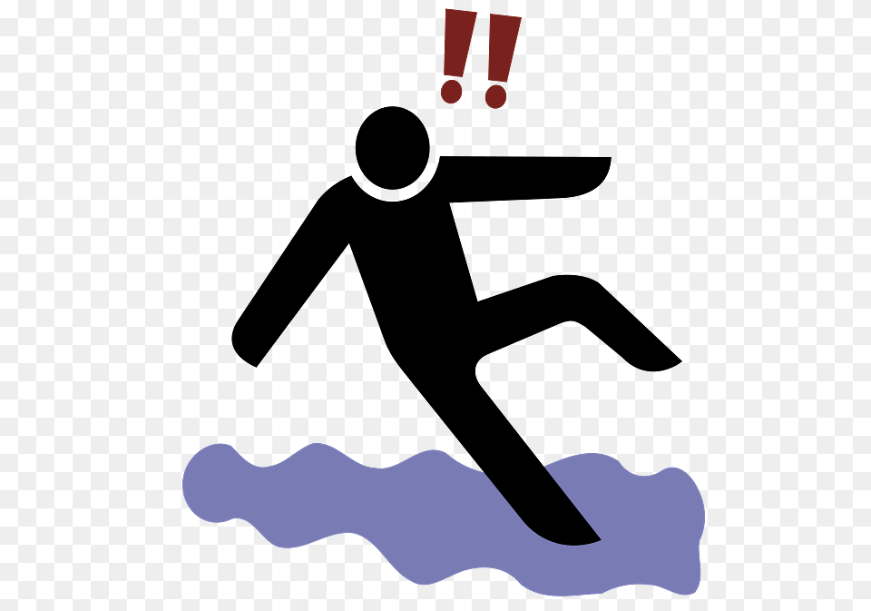 Man Slipping Pictogram, Outdoors, Person, Nature Free Png Download