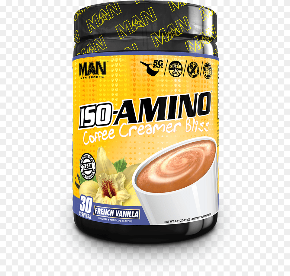 Man Sports Iso Amino, Cup, Can, Tin, Beverage Free Png Download